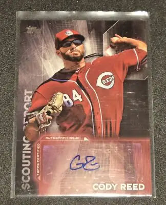 2016 Topps Update #SRA-CR Cody Reed Scouting Report Autographs - Baseball Card Single