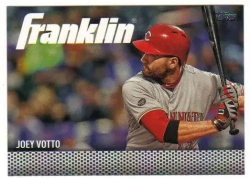 Original gloss 2016 Topps Update Team Franklin Joey Votto Reds baseball card
