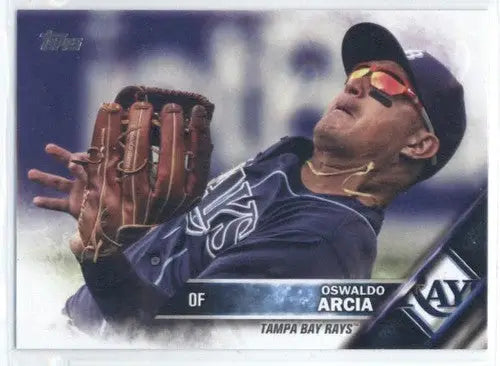 2016 Topps Update US122 Oswaldo Arcia Rays baseball card NM-MT clear image