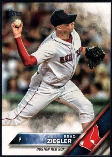 2016 Topps Update US127 Brad Ziegler baseball card Red Sox NM-MT perfect condition