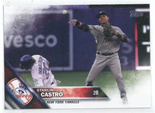 2016 Topps Update #US174 Starlin Castro NM-MT Yankees ID:12125 - Baseball Card Single