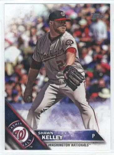 2016 Topps Update US188 Shawn Kelley Nationals baseball card, NM-MT condition