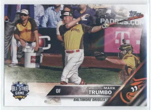 Baseball card featuring US191 Mark Trumbo from 2016 Topps Update with original gloss