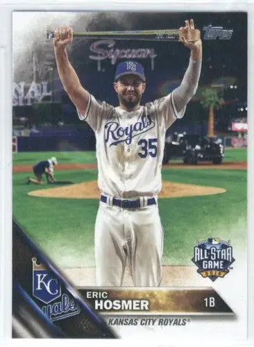 Original gloss 2016 Topps Update US194 Eric Hosmer Royals baseball card