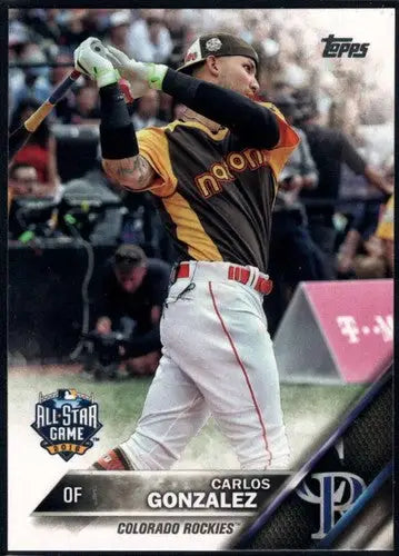 2016 Topps Update #US198 Carlos Gonzalez NM-MT Rockies AS ID:4514 - Baseball Card Single