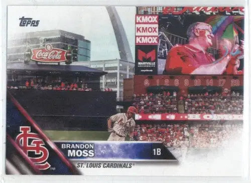 Original gloss 2016 Topps Update US199 Brandon Moss baseball card NM-MT Cardinals