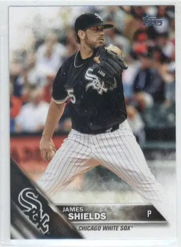 2016 Topps Update US210 James Shields White Sox baseball card in NM-MT condition