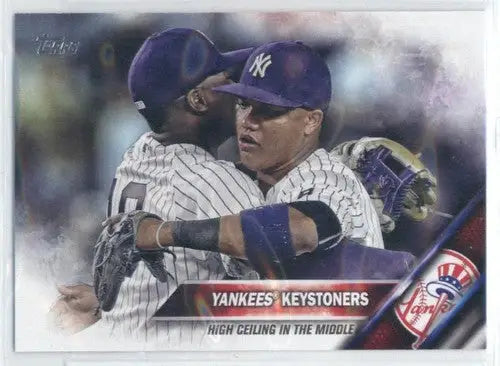 2016 Topps Update #US221 Didi Gregorius/Starlin Castro NM-MT Yankees ID:10188 - Baseball Card Single