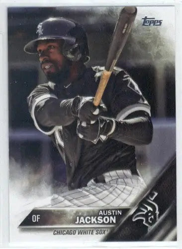 2016 Topps Update US231 Austin Jackson White Sox baseball card with original gloss