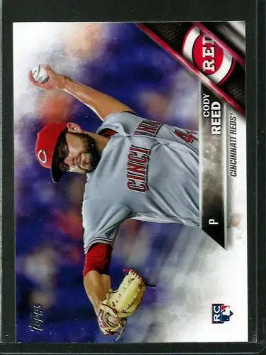 US34 Cody Reed baseball card from Topps Update 2016 Rookie Reds collection