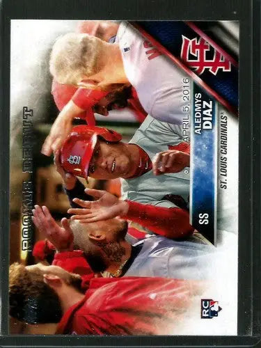 Aledmys Diaz rookie card from 2016 Topps Update US44 Aledmys Diaz series