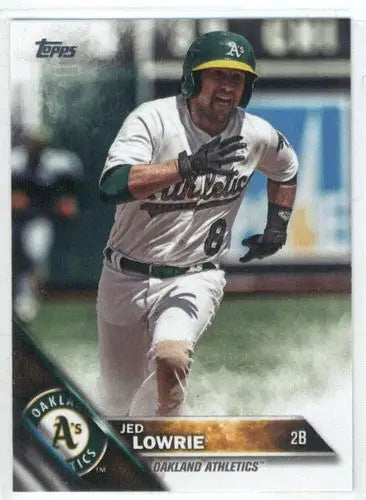 2016 Topps Update #US61 Jed Lowrie NM-MT Athletics ID:4467 - Baseball Card Single