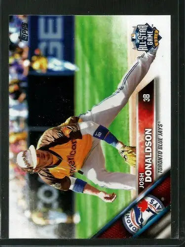 2016 Topps Update US79 Josh Donaldson baseball card featuring Blue Jays player