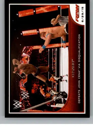 2016 Topps WWE Road to Wrestlemania #51 Cesaro NM-MT Gets taken down by ID:6303