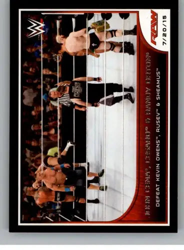 2016 Topps WWE Road to Wrestlemania #67 John Cena/Cesaro/Randy Orton NM- ID:6305