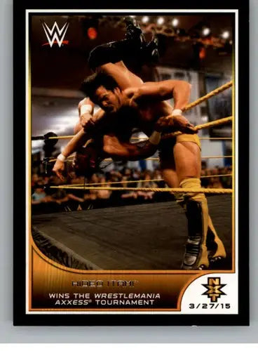 2016 Topps WWE Road to Wrestlemania #86 Hideo Itami NM-MT Wins the Wrest ID:6310 - Wrestling Card Single