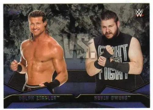 2016 Topps WWE Then Now Forever Rivalries WWE #9 Kevin Owens vs. Dolp ID:16434 - Wrestling Card Single