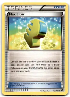 Yellow and blue elixir from 2016 XY BREAKpoint Max Elixir Uncommon #102 image