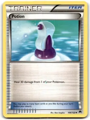Potion bottle from 2016 XY BREAKpoint Potion Uncommon #106, featuring text-align center design