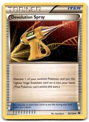 Pokémon card from 2016 XY Fates Collide Devolution Spray Uncommon #95
