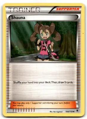 Generations Shauna trainer card with text-align center and line-height normal in 2016 XY series