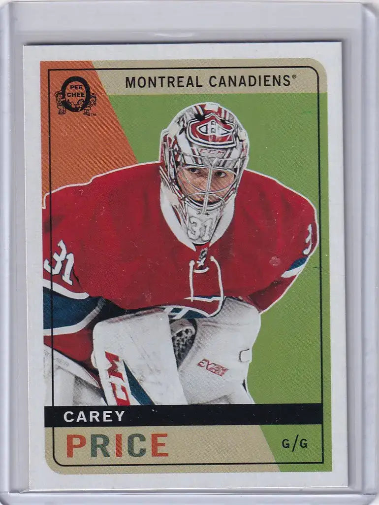 2017-18 O-Pee-Chee Retro #50 Carey Price Montreal Canadiens