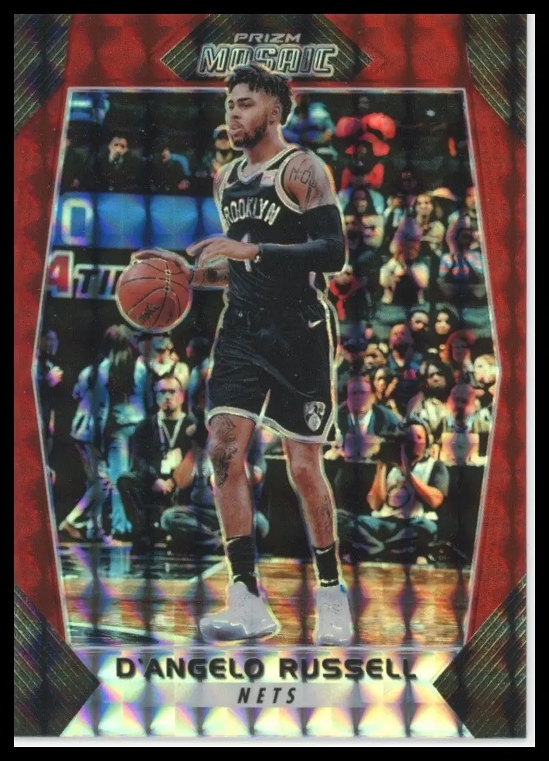 2017-18 Panini Prizm Mosaic - D’Angelo Russell #47 Red