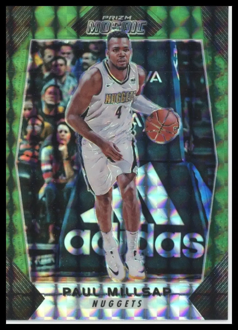 2017-18 Panini Prizm Mosaic - Paul Millsap #77 Green