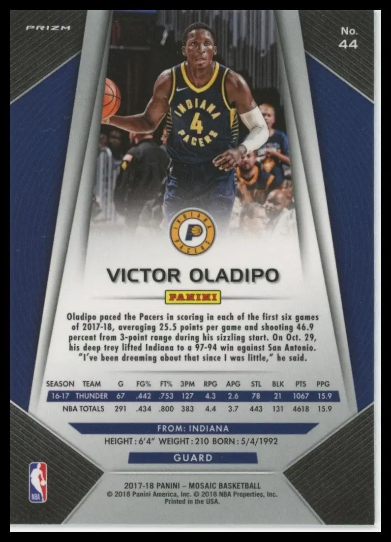 2017-18 Panini Prizm Mosaic - Victor Oladipo #44