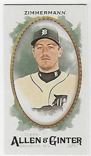 2017 Allen and Ginter Mini #308 Jordan Zimmermann NM-MT Tigers ID:5932 ID:5932 - Baseball Card Single