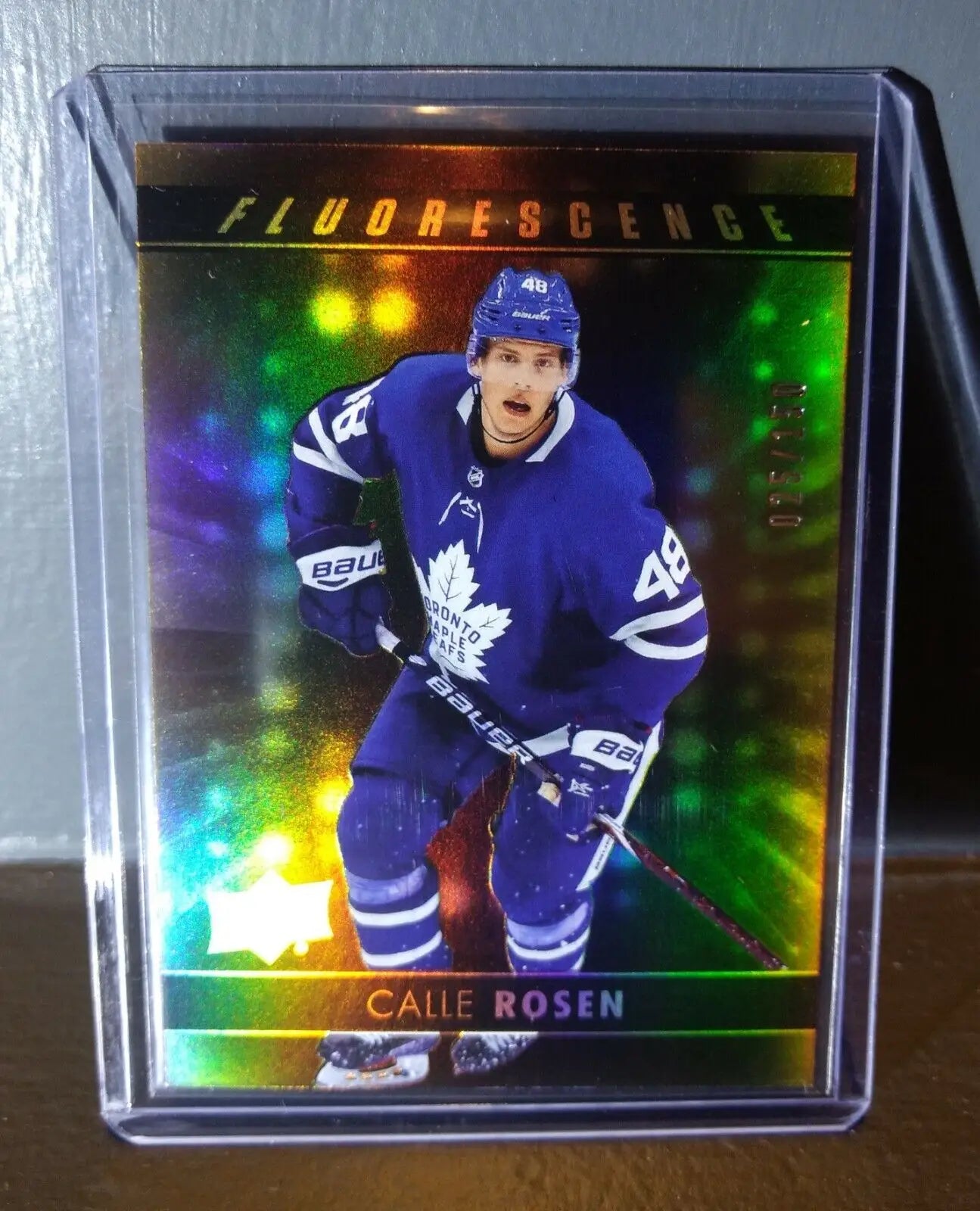 2017 Calle Rosen Upper Deck Fluorescence #F-3 Hockey Card #/150 - Hockey Card Single