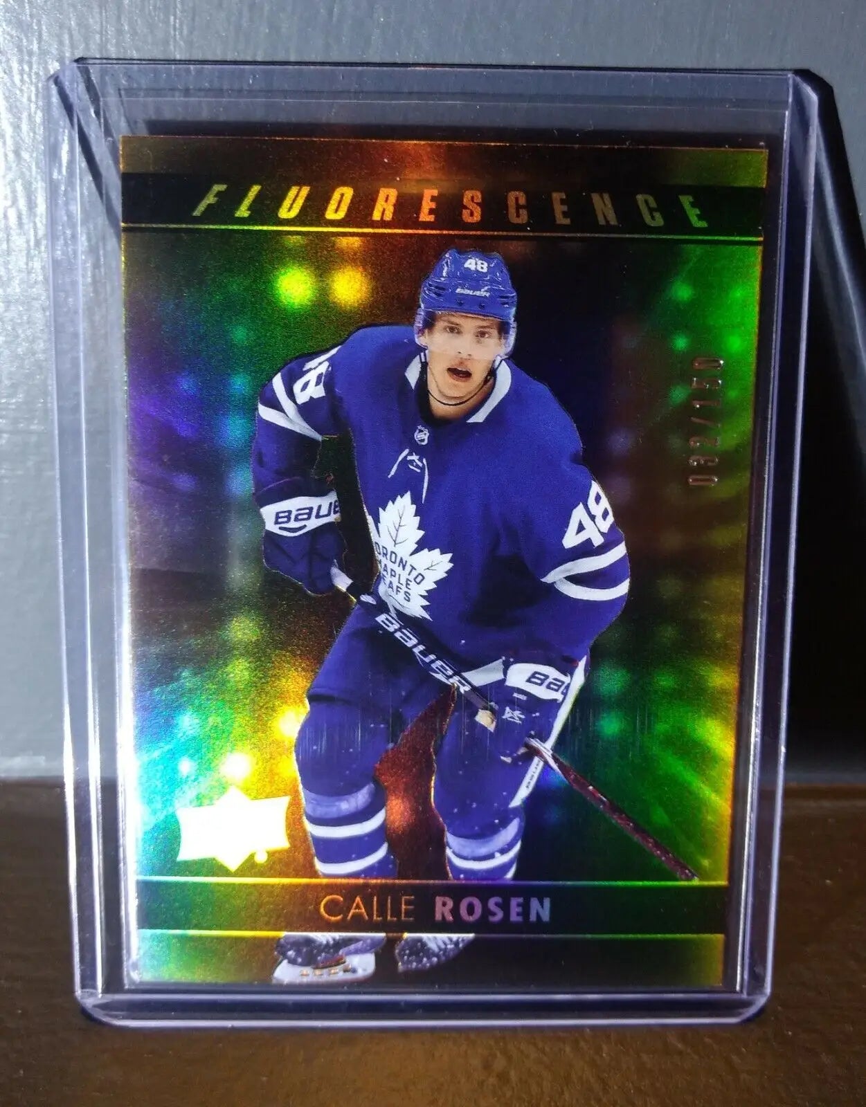 2017 Calle Rosen Upper Deck Fluorescence #F-3 Hockey Card #/150 - Hockey Card Single