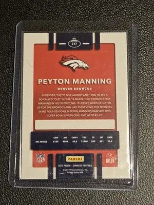 2017 Donruss #217 Peyton Manning - Football Card Single