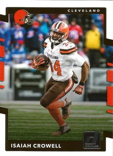 2017 Donruss #279 Isaiah Crowell NM-MT Browns ID:9096 - Football Card Single