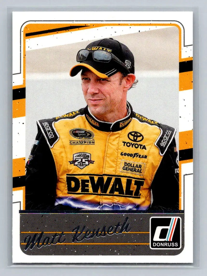 2017 Donruss #38a Matt Kenseth Joe Gibbs Racing - Racing Card Single
