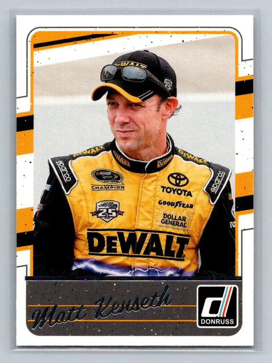 2017 Donruss #38a Matt Kenseth Joe Gibbs Racing - Racing Card Single