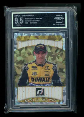 2017 Donruss NASCAR Classics Cracked Ice Matt Kenseth #C3 917/999 Arena Club 10 - Racing Card Single