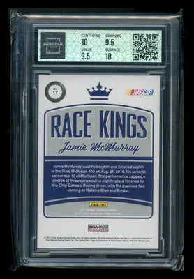 2017 Donruss NASCAR Race Kings Press Proof Gold Jamie McMurray RK-17 39/99 AC 10 - Racing Card Single