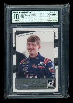 2017 Donruss NASCAR William Byron #82 Auto Racing Arena Club 10 - Racing Card Single