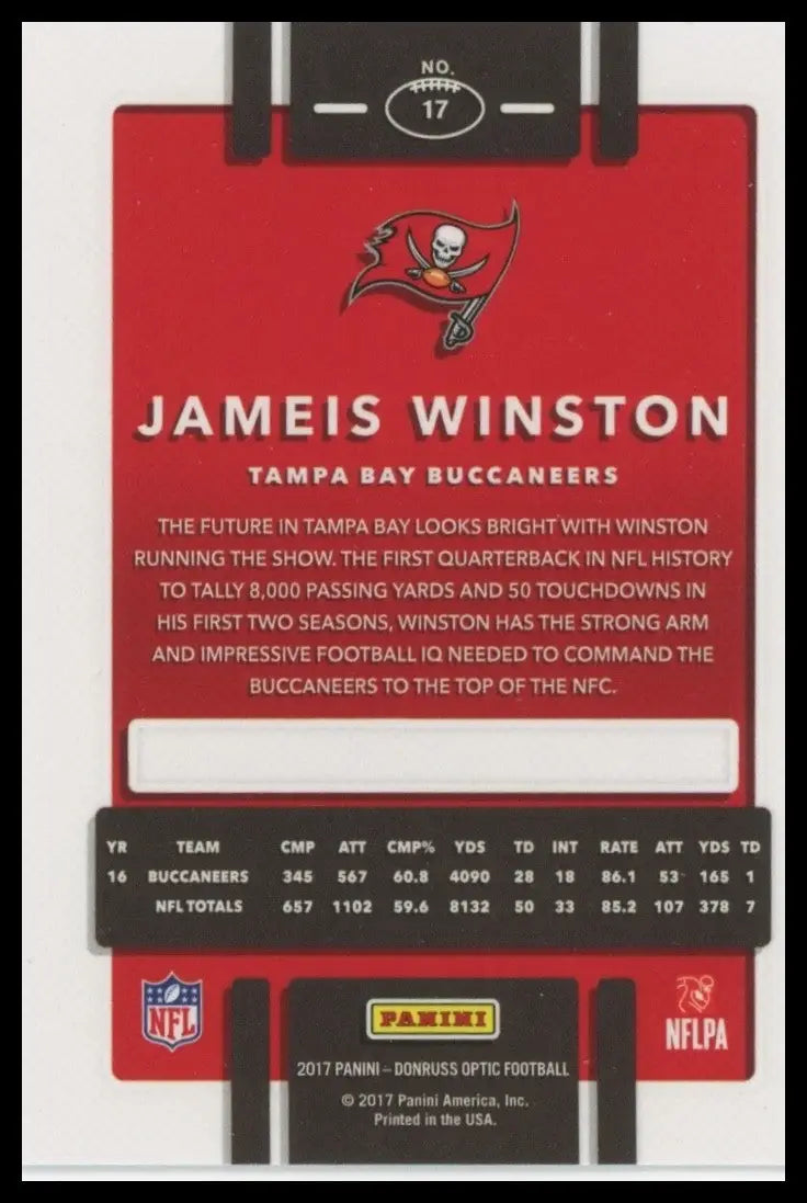 2017 Donruss Optic - Jameis Winston #17