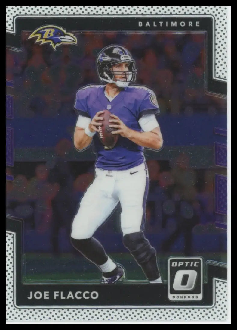 2017 Donruss Optic Joe Flacco 66 Baltimore Ravens - Football Card Single