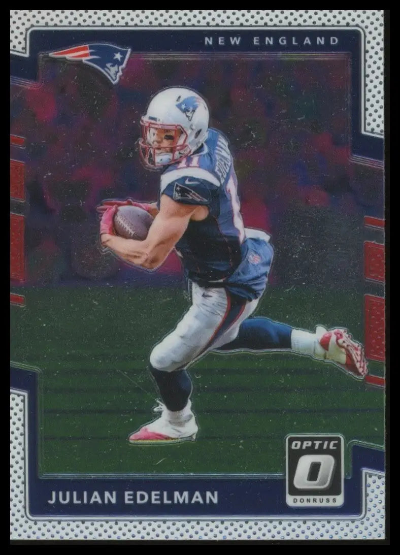 2017 Donruss Optic Julian Edelman #99 New England Patriots Basketball Card NBA - Football Card Single