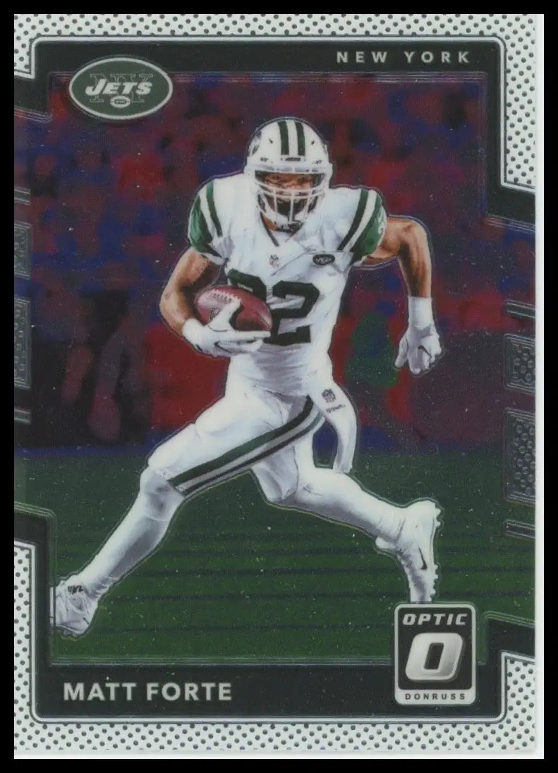 2017 Donruss Optic Matt Forte #91 New York Jets Football Card NFL Sports - Football Card Single