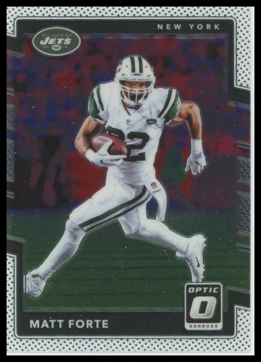 2017 Donruss Optic Matt Forte #91 New York Jets Football Card NFL Sports - Football Card Single