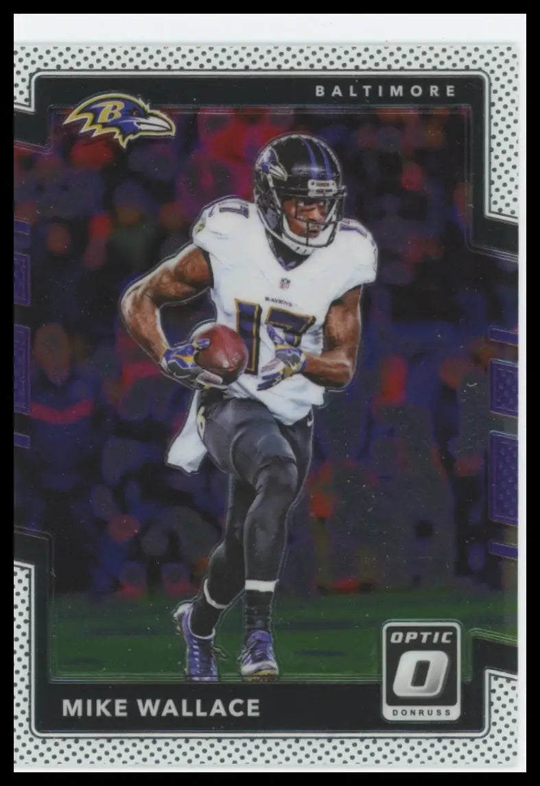 2017 Donruss Optic Mike Wallace 7 Baltimore Ravens - Football Card Single