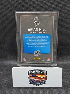 2017 Donruss Optic - Rated Rookie Brian Hill #160 Red & Yellow Prizm (RC) - Football Card Single