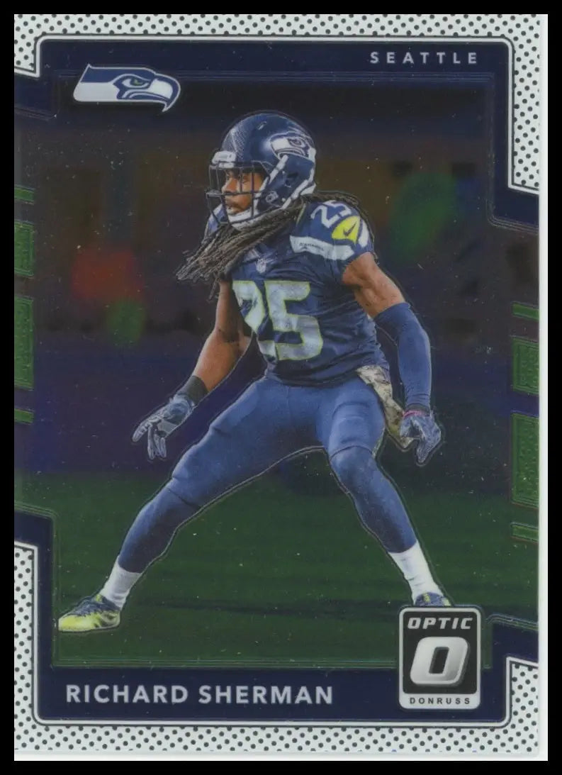 2017 Donruss Optic Richard Sherman 87 Seattle Seahawks - Football Card Single