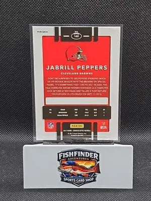 2017 Donruss Optic - Rookies Jabrill Peppers #140 Red & Yellow Prizm (RC) - Football Card Single