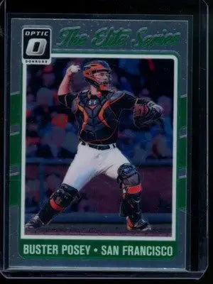 2017 Donruss Optic The Elite Series Buster Posey #ES13 Baseball - Baseball Card Single