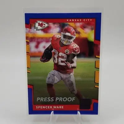 2017 Donruss Press Proof Blue Spencer Ware #124 - Football Card Single